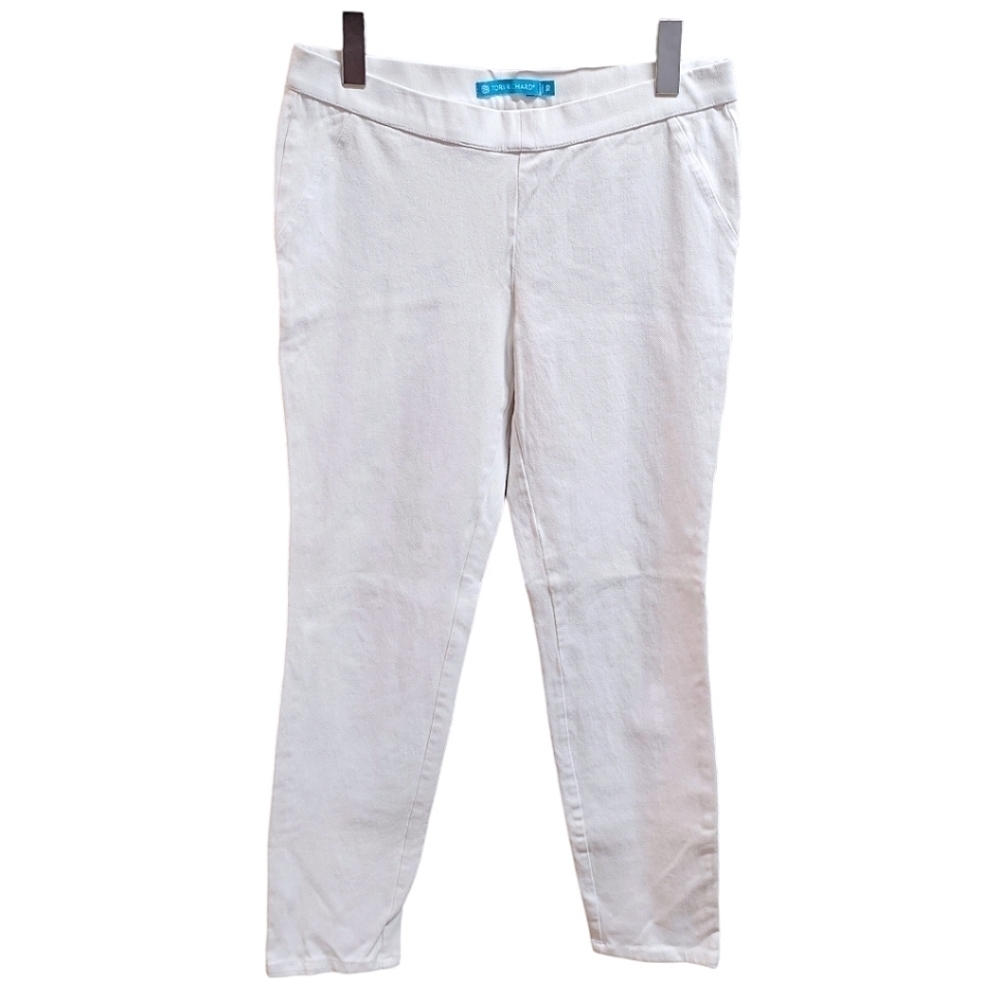 Tori Richard Travel Twill Daniela Pant Size 10 Slim Fit Cotton Stretch Travel